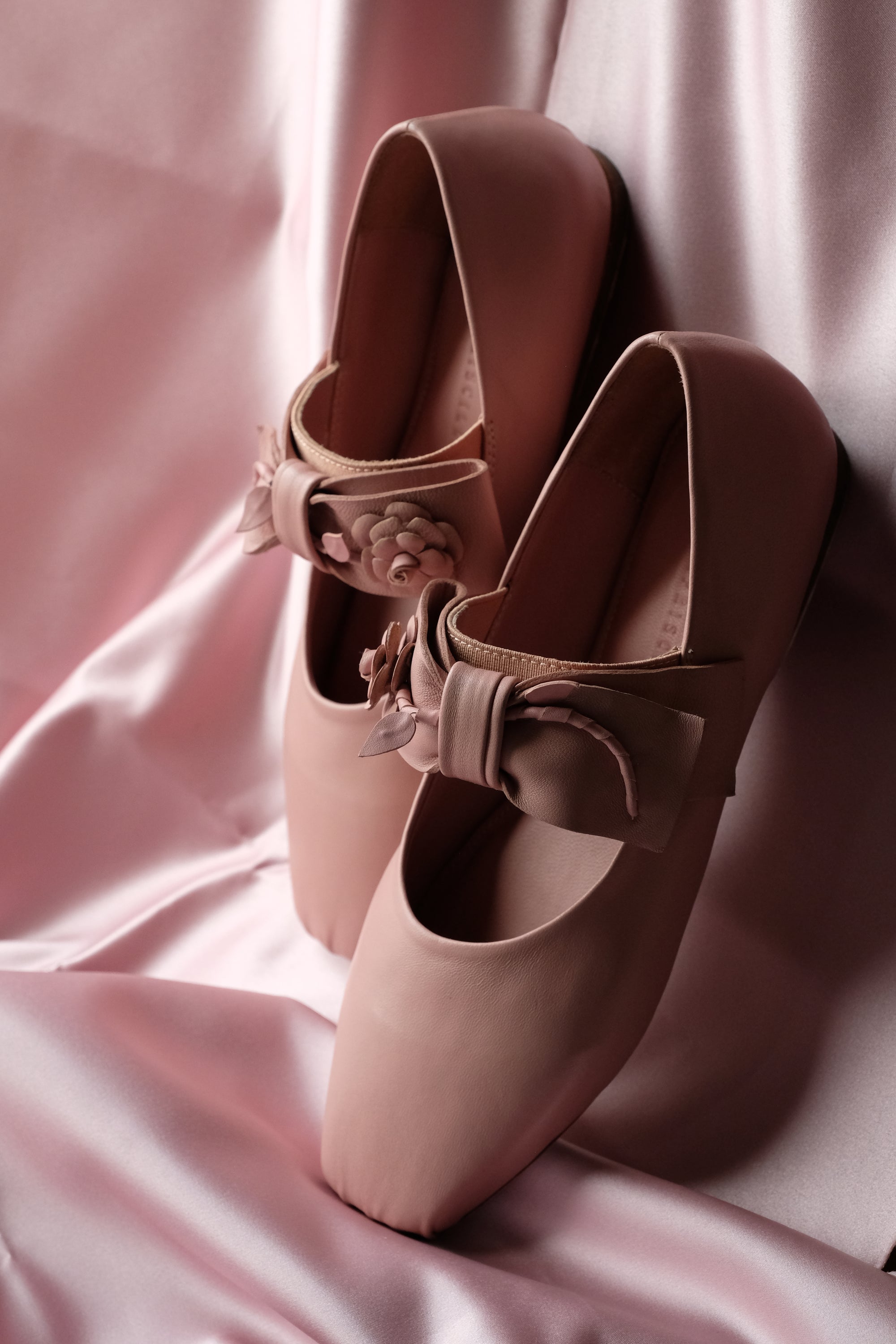 Evelina Ballet Flats in Pink