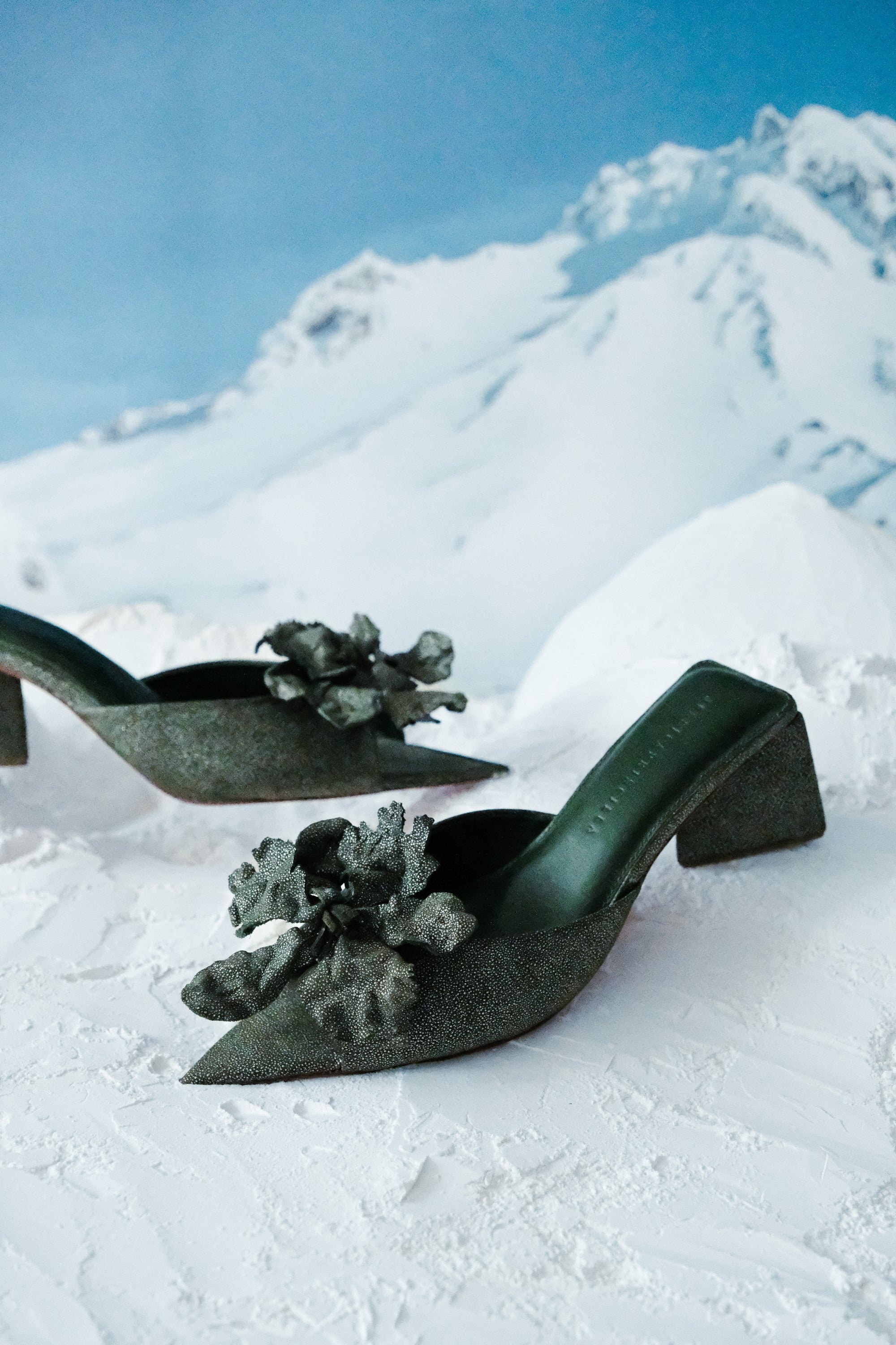 Jireh Heels IV in Sparkling Green