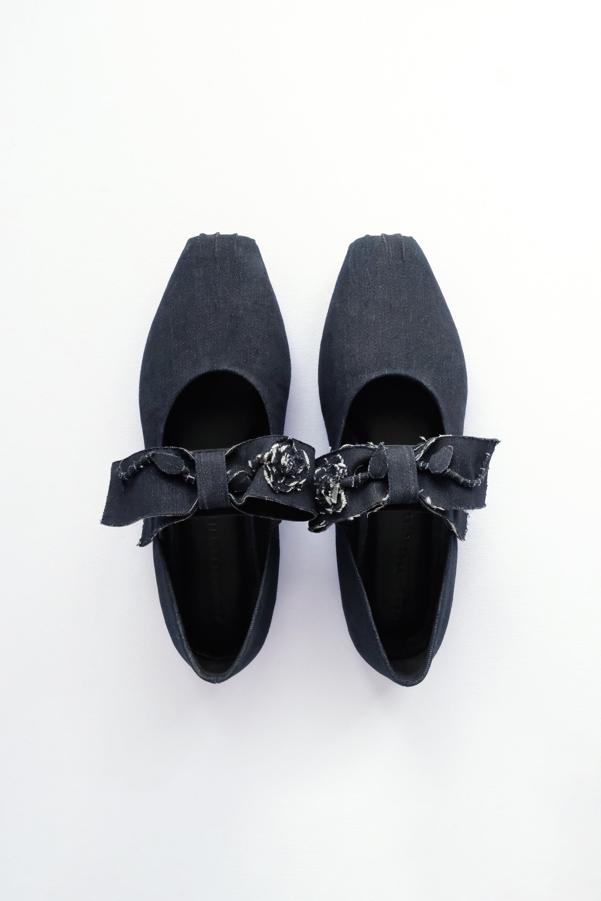 Evelina Ballet Flats in Denim
