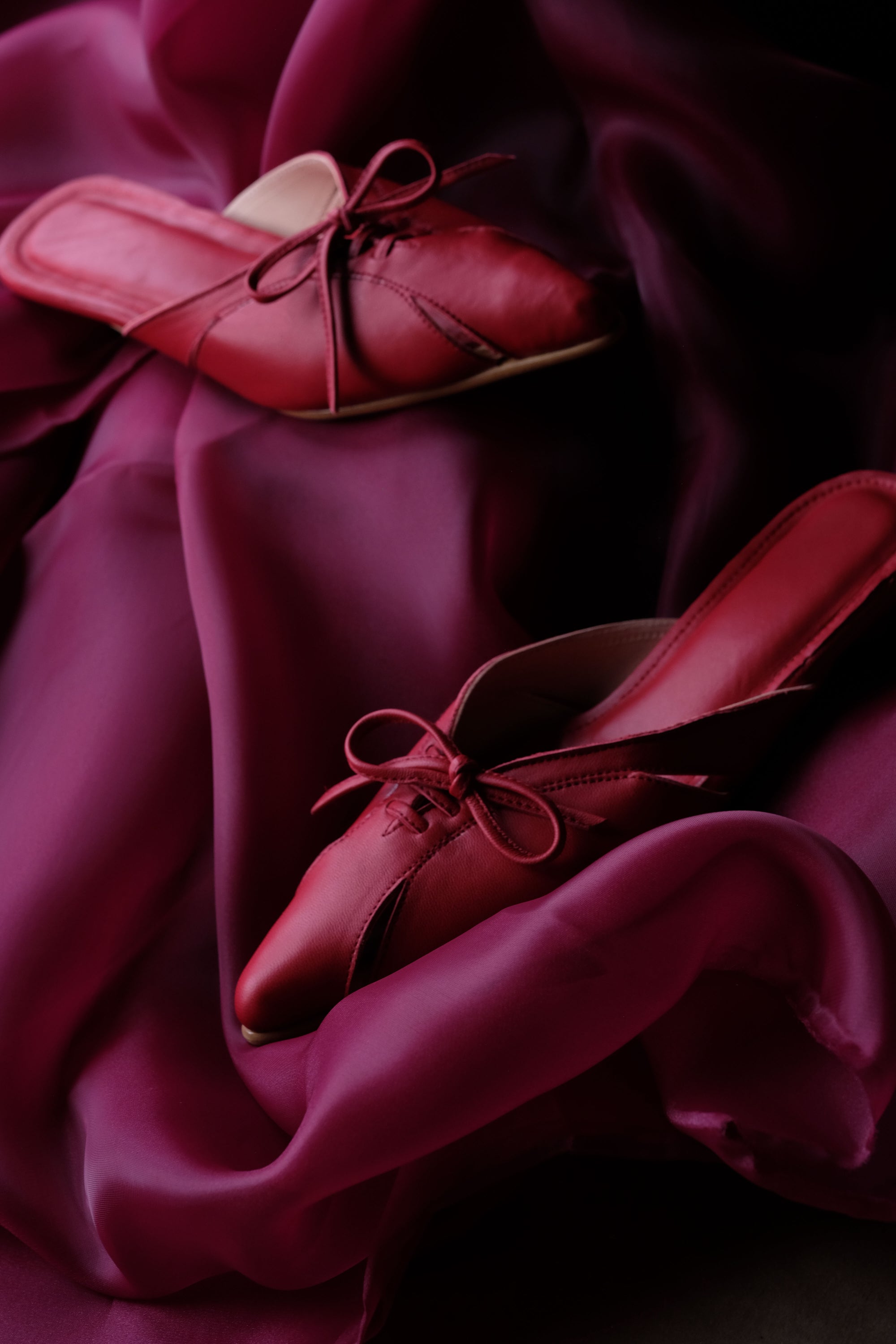 Lucy Mules in Red