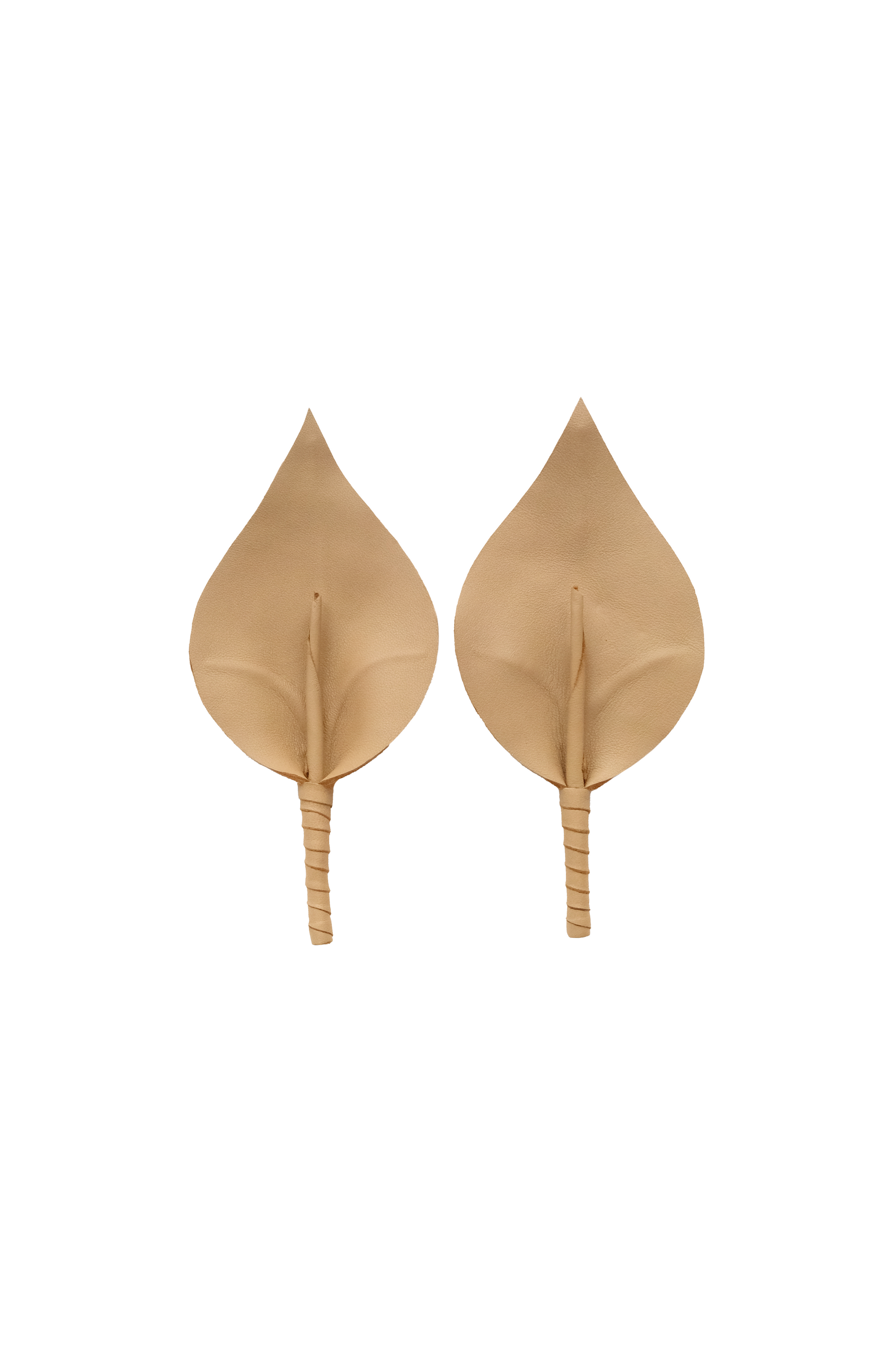 Calla Lily Clip On Shoes Accessories in Beige