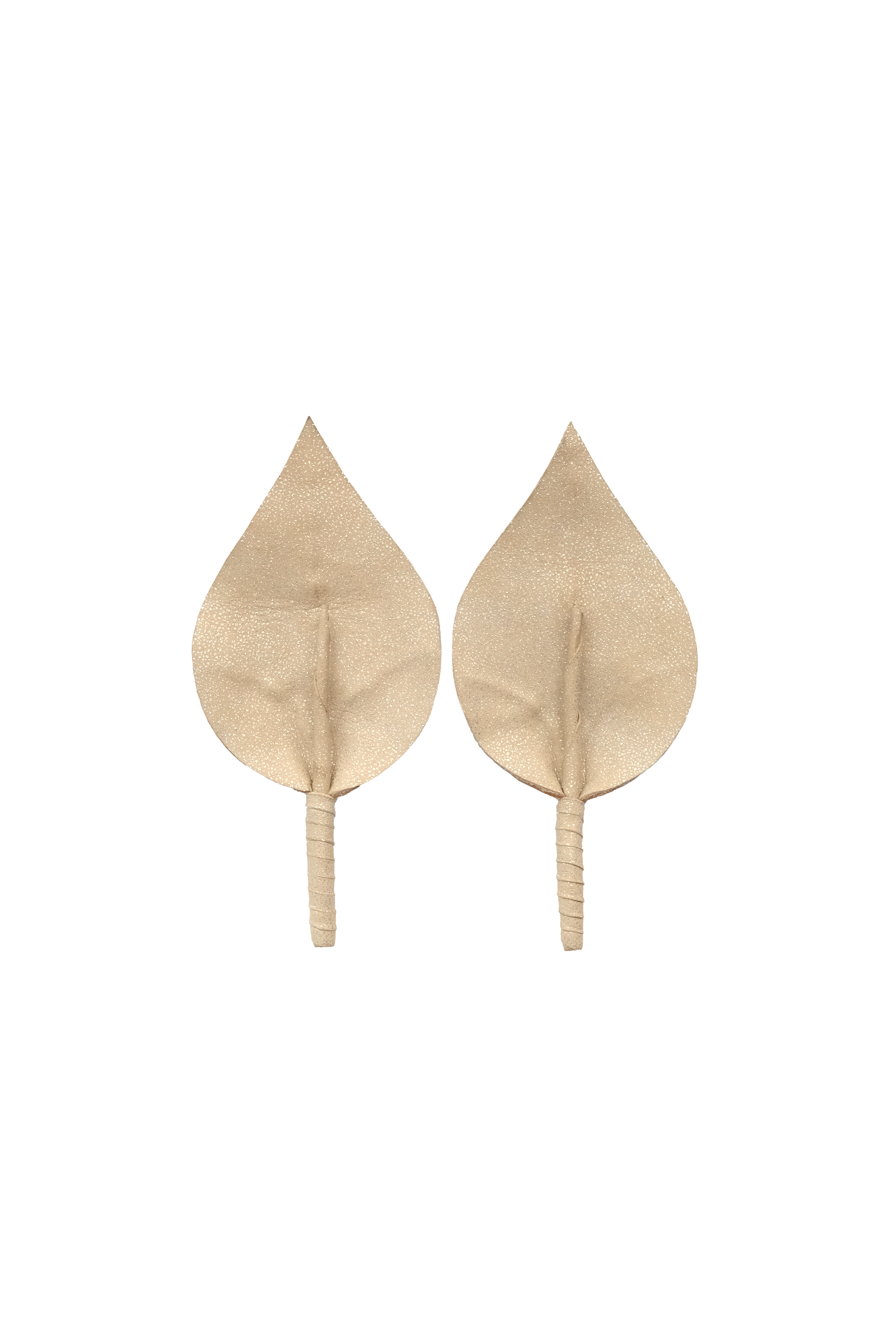 Calla Lily Clip On Shoes Accessories in Sparkling Beige