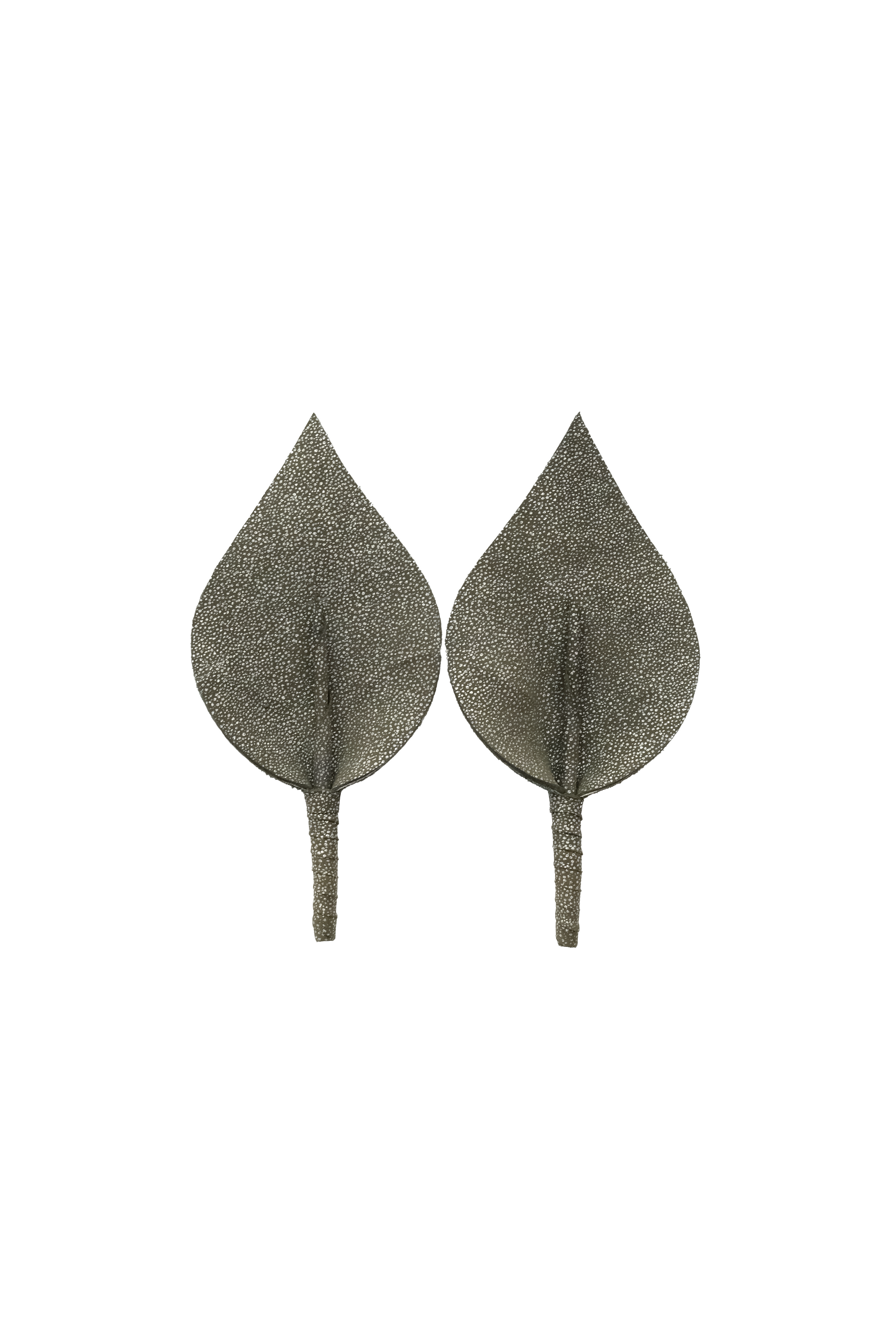 Calla Lily Clip On Shoes Accessories in Sparkling Green