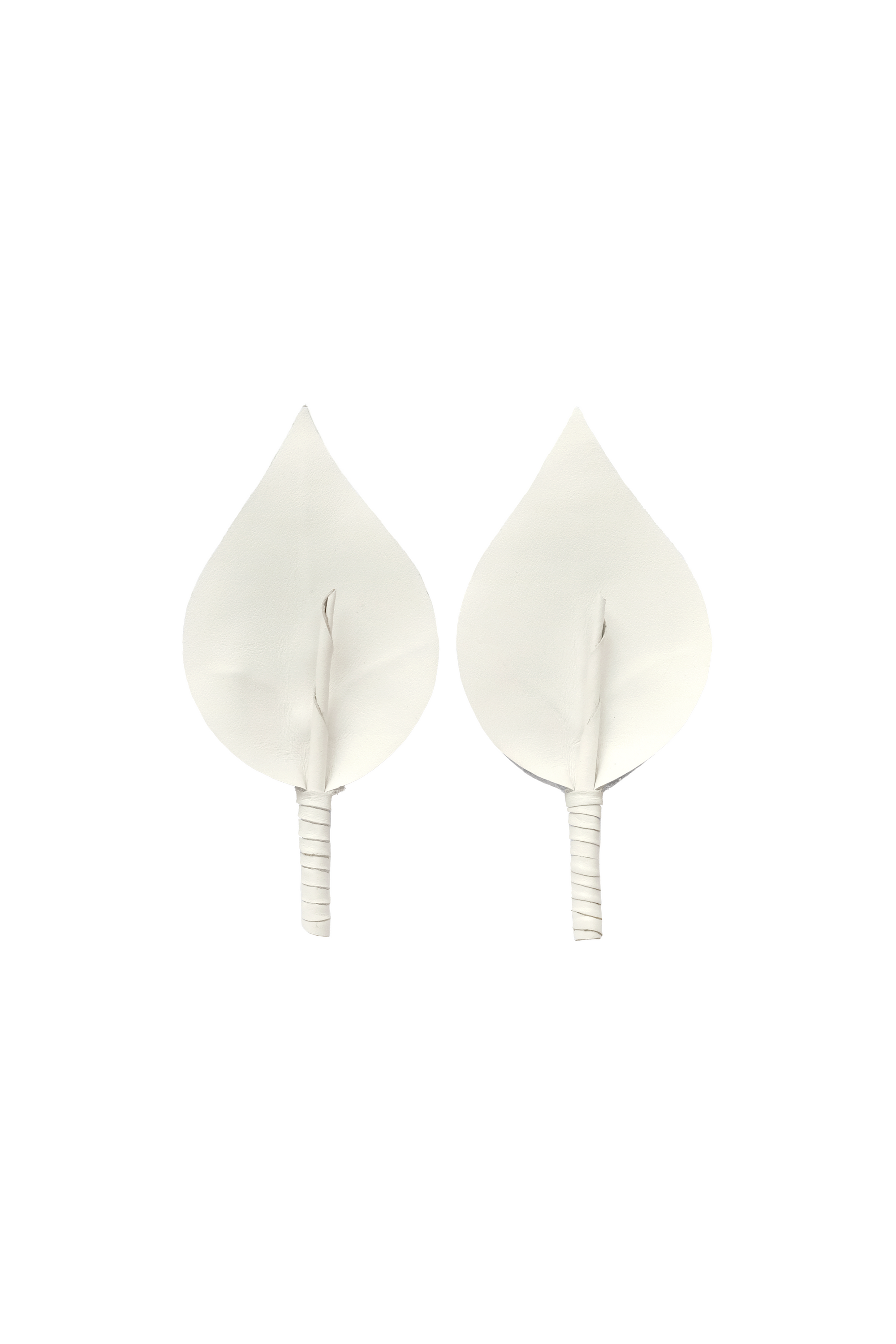 Calla Lily Clip On Shoes Accessories in White