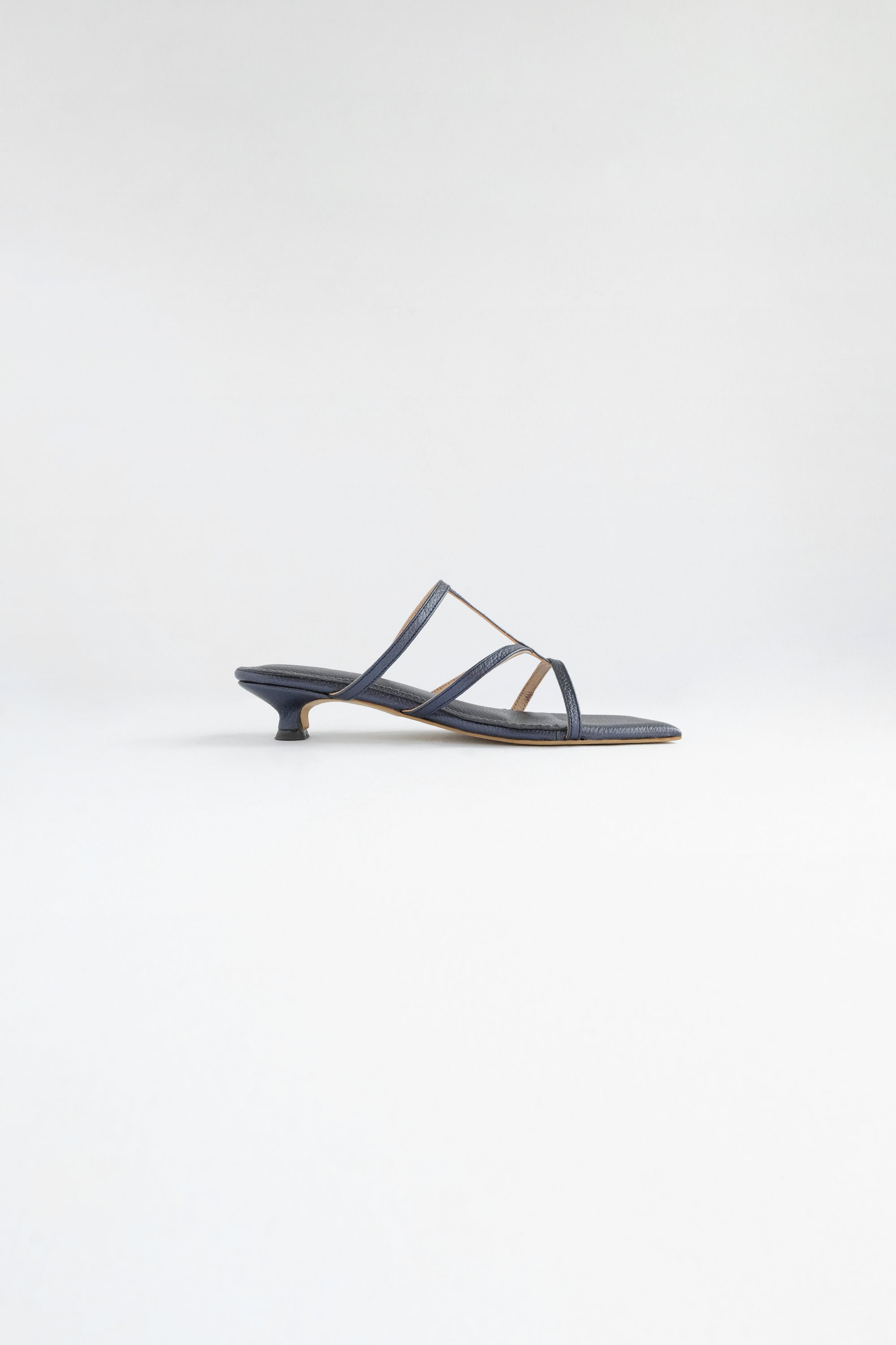 Jemima Sandals in Metallic Blue