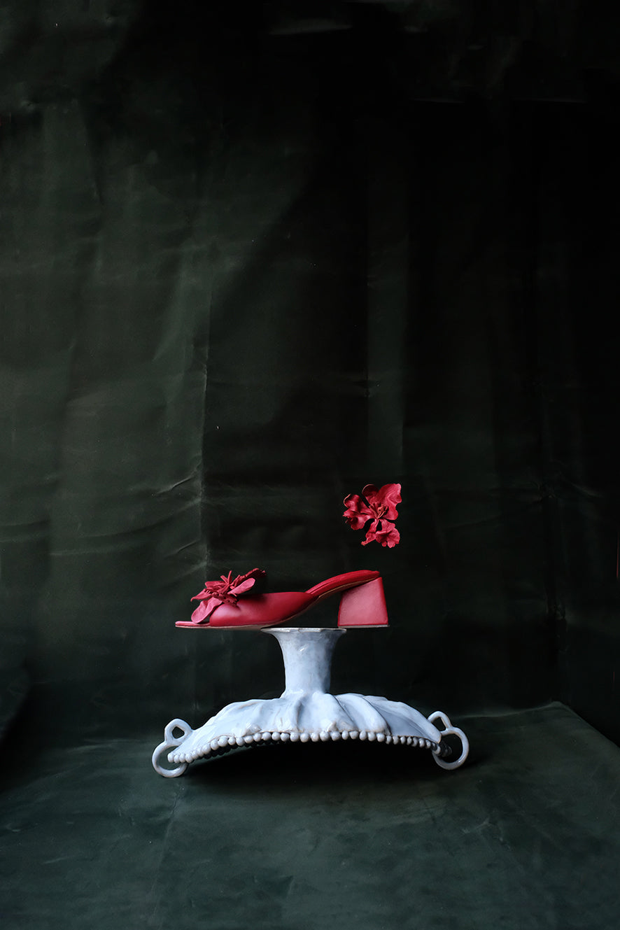 Jireh Heels III in Red