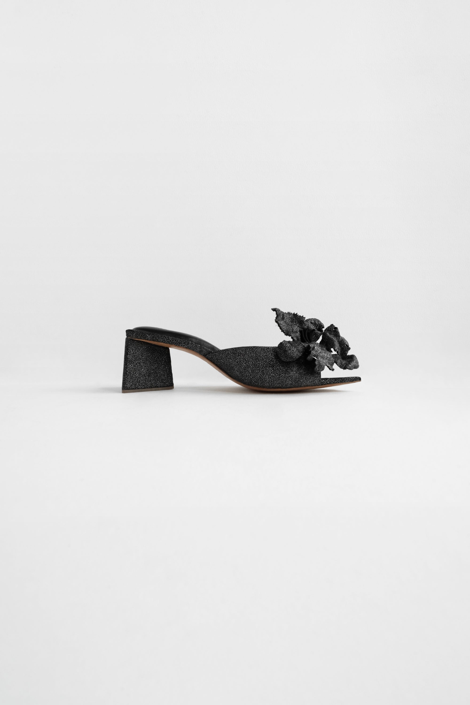 Jireh Heels IV in Sparkling Black