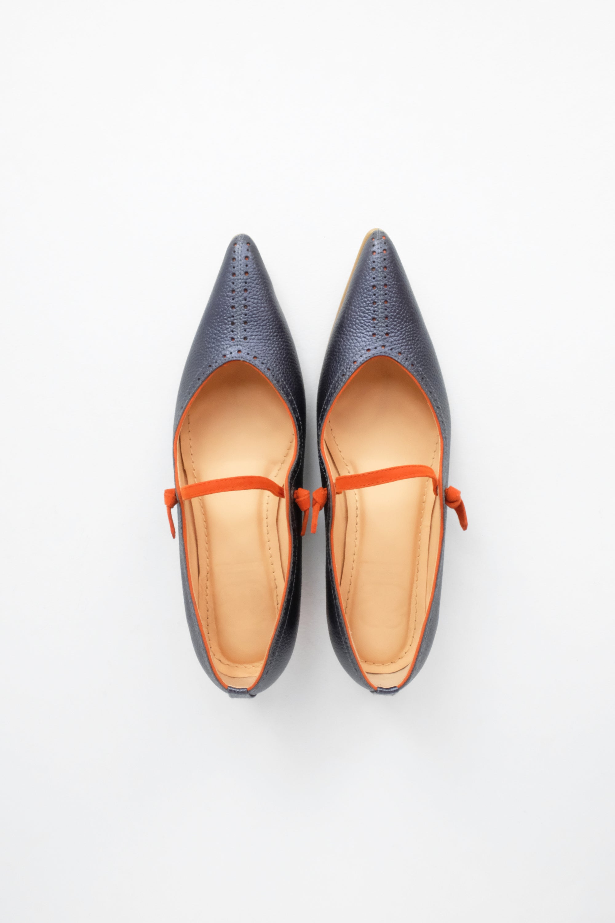 Selah Shoes in Metallic Navy